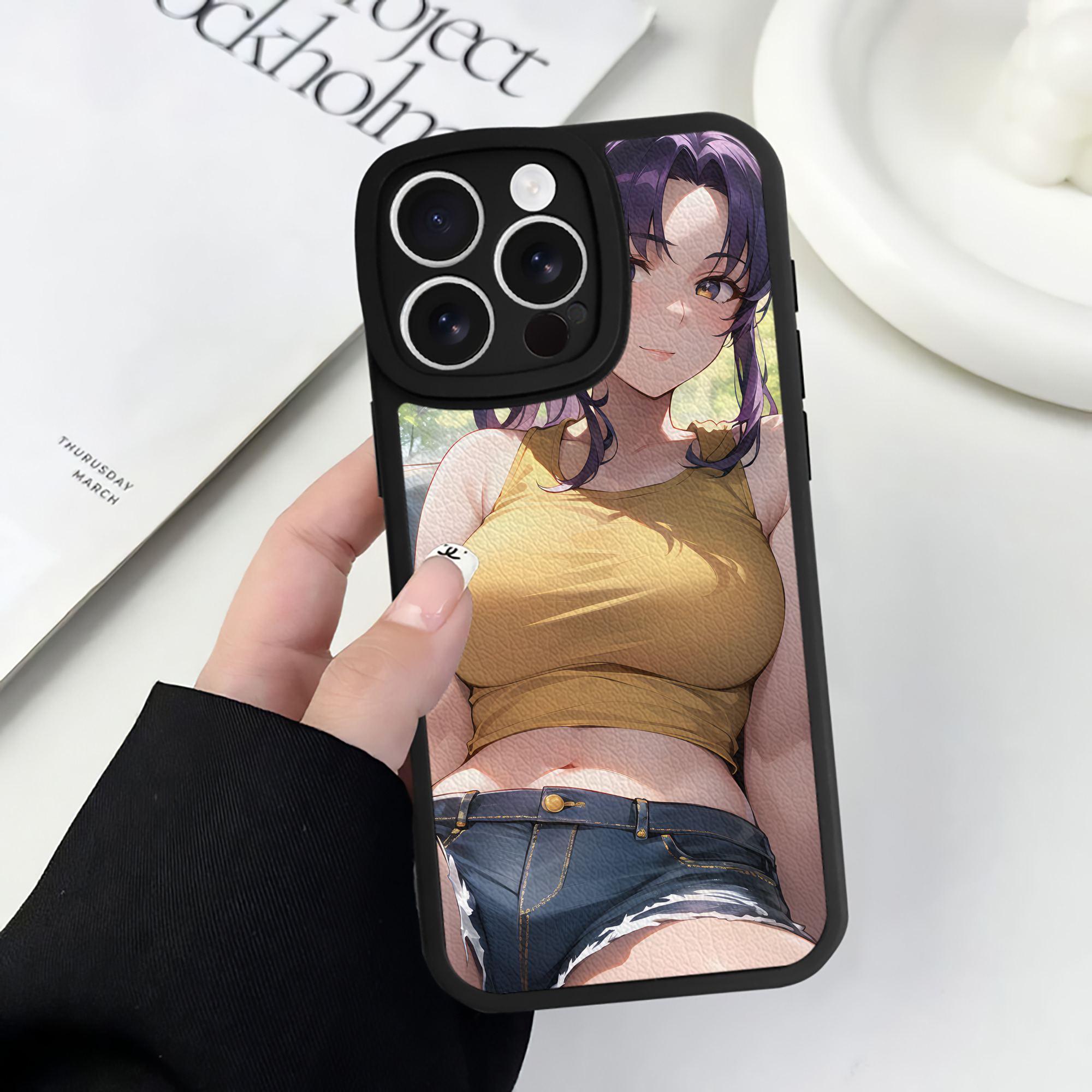 （画像用） EVA 新世紀エヴァンゲリオン 【iPhone 16シリーズ対応】シリコンスマホケース（レザー調） 材質：シリコン